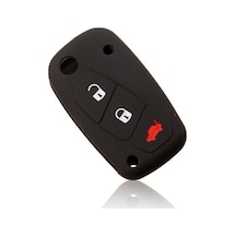 Fiat Fiorino Linea Punto Peugeot Bipper Citroen Uyumlu Nemo Silikon Anahtarlık Kılıfı Siyah