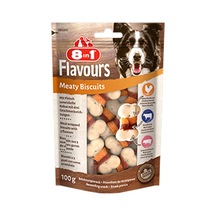 8in1 Flavours Meaty Biscuits Kıtır Köpek Ödül Maması 100 G