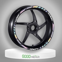 Hologramlı Iı Yamaha Nmax Uyumlu 1 Set Jant Şeridi