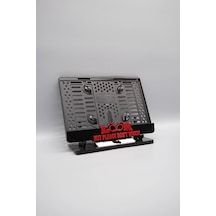 Look Please Dont Touch Yazılı 3d Kabartmalı Kırımızı Pleksi Motor Plakalığı - 848647915