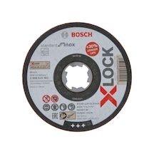 Bosch X-Lock Standart For Inox 115x1.6 Düz Kesici Disk