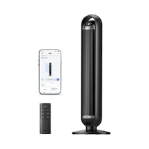 Dreo 25 Db Akıllı Sessiz Kule Tipi Fan, 8 M/s Hava Akışı, 8 Hız Kademesi, 4 Çalışma Modu, Dc Motorlu Serinletme
