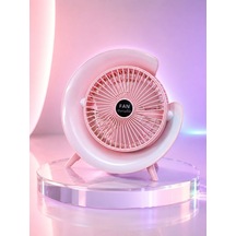 Hmngoxx 3 Hız Ayarlı Usb Şarjlı Rgb Masa Fanı Tkndhmngoxx