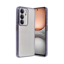 Realme C75 4g Uyumlu Kılıf Lensli Silikon - Mor