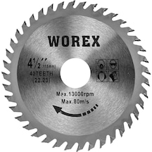 Worex Sunta Testeresi 115/40t X 22,23 Mm