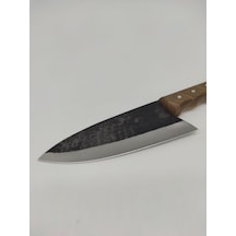 Bursa Santoku Model Dövme Çelik Şef Bıçağı