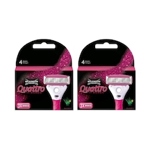 Wilkinson Sword Quattro Kadın Tıraş Bıçağı 2 Adet Yedek Başlık