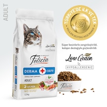 Felicia Derma Care Somonlu Düşük Tahıllı Yetişkin Kedi Maması 12 KG