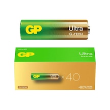 Gp Ultra Alkaline Aaa Lr03 İnce Kalem Pil 40'lı Paket G-tech