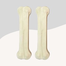 Miçiko 27cm Beyaz Press Kemirme Kemiği 2li Paket