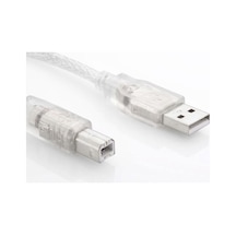 S-Link 1.5M Yazici Kablosu Sl-U2015 Usb 2.0 Şeffaf Kablo