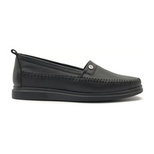 Greyder 33660 Zn Deri Comfort Casual Kadın Ayakkabı siyah