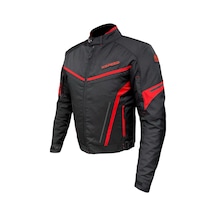 Xspeed Zeus 4 Mevsimlik Korumalı Motosiklet Montu Yeni Sezon Siyah Kırmızı