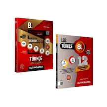 Altın Karma Yayınları 8.sınıf Türkçe Etkinlikli Soru Bankası+türkçe 12'li Sarmal Deneme Sınavı