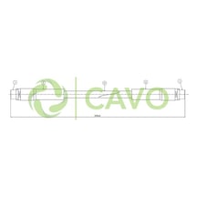 CAVO C801002A Fren Hortumu Ön Passat 96-00 / A4 94-01 A6 94-04 S4 S6 / Superb 02-07 Superb 94-00