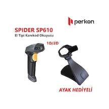 Perkon Spider SP610 1D-2D Barkod Okuyucu (USB)