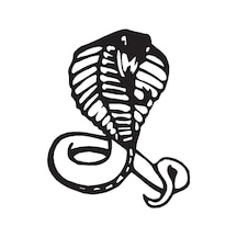 Cobra Folyo Sticker 60cm Uzunluk Siyah