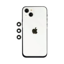 Ersapple İphone 14 Shine Kamera Lens - Gümüş