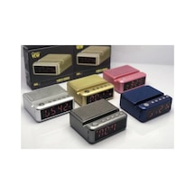 Kablosuz Şarj Edilebilir Hoparlör Bluetooth Tf-fm-usb-alarm-radyo Mavi