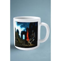 Dark Souls Oyun Baskılı Kupa Bardak Çift Taraflı Kişiye Özel Model 7 Çok Renkli