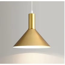Rys Retro Metal Gold Dekoratif Rustik Kafe Mutfak Sarkıt Avize Çap 30 Cm Beyaz