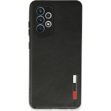 Samsung Galaxy  Uyumlu,  A72 Kılıf Loop Deri Silikon - Siyah
