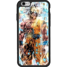 Apple Uyumlu iPhone 6 - 6s Anime War Tasarımlı Glossy Telefon Kılıfı Siyah