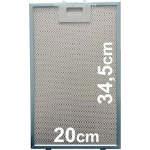 Beko Uyumlu Adv 6710 Edw Ankastre Davlumbaz Aspiratör Alüminyum Yağ Süzgeç Tel Kaset Filtre