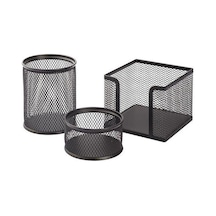 Kraf Perfore 3’Lü Ofis Seti – Siyah 470G