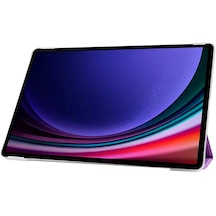 Noktaks - Samsung Uyumlu Galaxy Tab S9 Fe - Kılıf Smart Cover Stand Olabilen 1-1 Uyumlu Tablet Kılıfı - Mavi