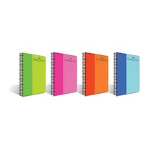 Faber Castell Defter Bicolor Spiralli Pp Kapak 100 Yaprak Düz 5075000132000