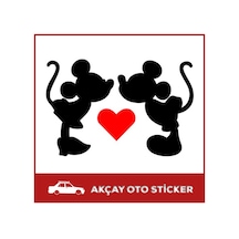 Mickey Mouse Sticker Mickey Mause Araba Sticker Oto Sticker