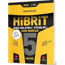 Hız Yayınları 2025 5. Sınıf Fen Bilimleri Hibrit - Konu Anlatımlı Soru Bankası Yeni Müfredat