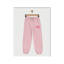 Alg Life Alg Kız Çocuk Alt Eşofman - 2 İplik Şardonsuz Mevsimlik Açık Pembe