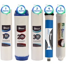 Lifetech 5 Aşama Filtre Seti (Membran Filtreli)