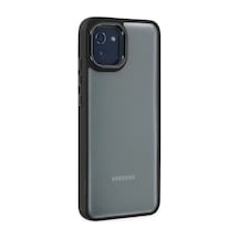 Samsung Galaxy A03 Uyumlu Kılıf Dora Kapak - Siyah