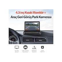 Oto Geri Görüş Kamera Seti Katlanır Monitör ve Arka Kamera N11.300