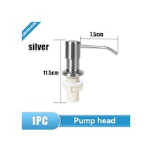 Pompa Kafası-mutfak Lavabo Sıvı Sabunluk Pompası Paslanmaz Çelik 500 Ml Sıvı Sabun Şişesi Lavabo Montaj El Basınçlı Sabunluk Şişesi