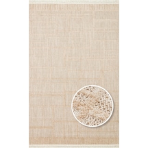 Eko Halı Joy 03 Beige Hav Toz Vermeyen Etnik Desenli Halı Bej 2