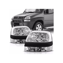 Fiat Doblo Sağ + Sol Ön Far Lambası Takımı Manuel 2001--2005