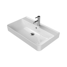 80 X 48 Cm Etajerli Turkuaz Seramik Lavabo Tasarımı 508 Yeşil