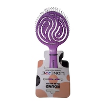 Lionesse Yuvarlak Maze Brush Saç Fırçası Mor