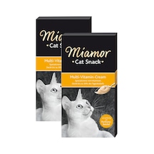 Miamor Cream Multi-Vitamin Tamamlayıcı Ek Besin 2'li 6 x 15 G