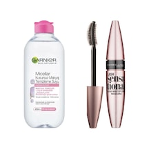 Garnier Kusursuz Makyaj Temizleme Suyu+Maybelline Lash Sensationa