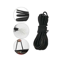 Bloomnest 8 Adet Elastik Kamp Şezlong Tamiri Kordonu Dichotomanthes, Siyah Altın A643 Altın - Siyah