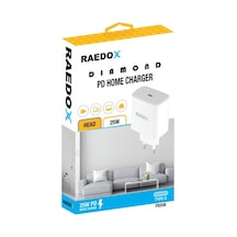 Raedox 25w Şarj Adaptörü Type-c Çıkışlı