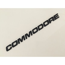 Commodore Piano Black Bagaj Yazısı 3m 3d Abs Opel Tigra