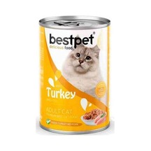Bestpet Parça Etli Hindi Etli Yetişkin Kedi Konservesi 6 Adet 400 Gr 243-20017.02