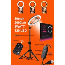 Rıng Fıll Lıght Led Işık Tripod Ile Bluethoot Kumanda -TİKTOKER