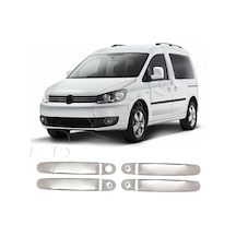 Volkswagen Caddy Uyumlu 2003-2015 Krom Kapı Kolu 4 Kapı Paslanmaz Çelik